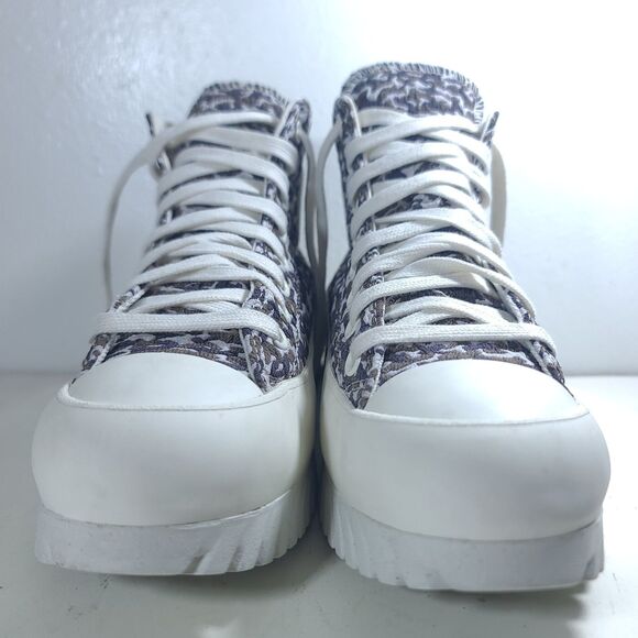 Converse All Star Lugged 2.0 High Platform Women Sz 8.5 Jacquard Sand Dune EUC - Picture 10 of 14